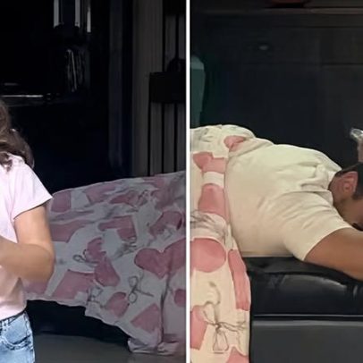 Menina encontra foto suspeita no celular do pai e confronta-o