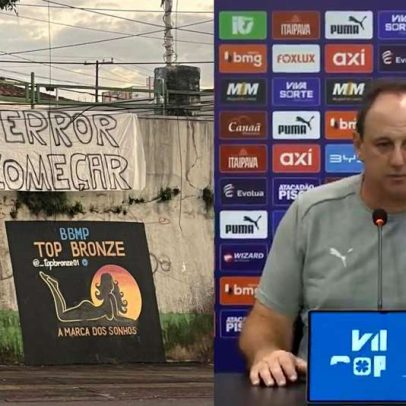 Torcida do Bahia pede saída de Rogério Ceni após eliminação para o Remo