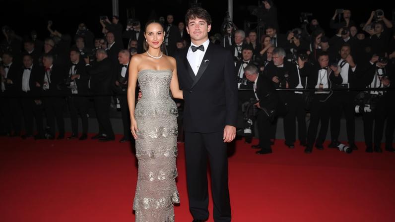 Alexandra Leclerc e Charles Leclerc — Foto: Getty Images