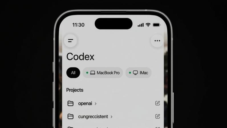 O lançamento do Codex para smartphones deve facilitar integrações e permitir “controlar” o PC pelo dispositivo móvel. (Imagem: OpenAI/Reprodução)