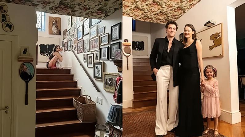 Laura Neiva e Chay Suede criaram decoração familiar em casa em São Paulo