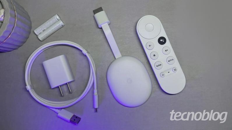 Chromecast com Google TV continua suportado, mas apenas na versão 1080p (imagem: Darlan Helder/Tecnoblog)