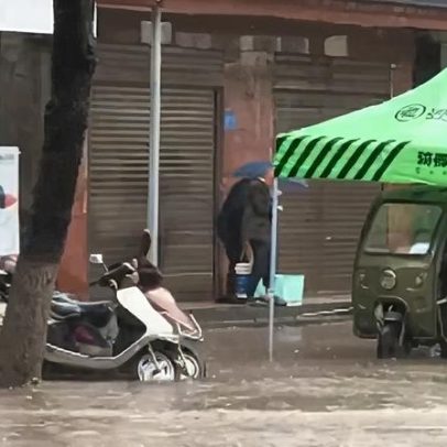 Chuvas recordes na China deixam 22 mortos e 20 desaparecidos