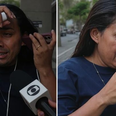 Vídeo mostra filha recebendo notícia de mãe sequestrada encontrada em penhasco de BH