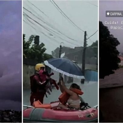 Rio Capibaribe atinge cota de inundação após fortes chuvas em PE