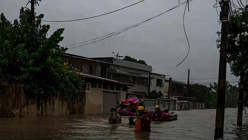 Pernambuco está em situação de calamidade pública devido às fortes chuvas — Foto: Defesa Civil de Pernambuco