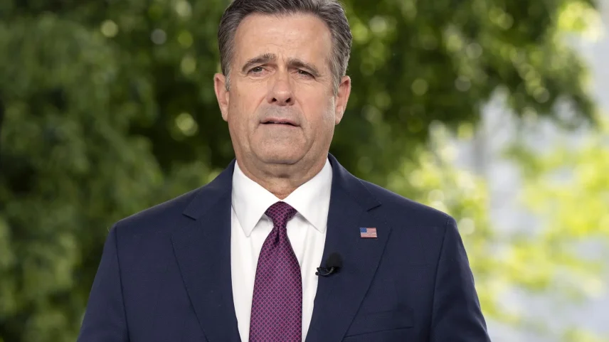 O diretor da CIA, John Ratcliffe, durante entrevista em abril. (Foto: SHAWN THEW/EFE/EPA)