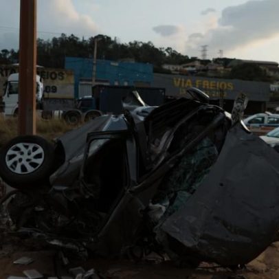 Motorista de carreta descobre que está sem freio após passar por área de escape