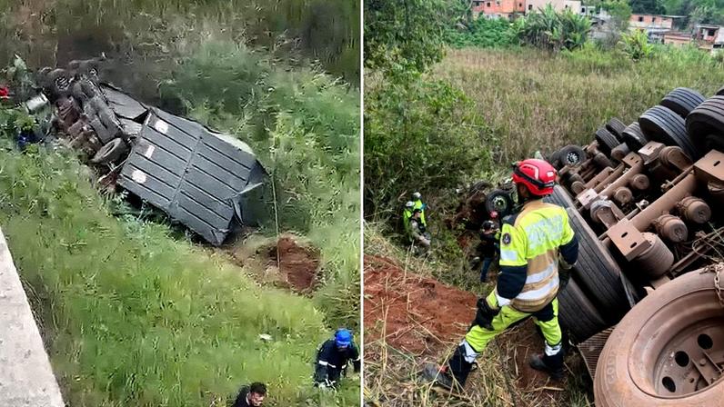Suspeita é de que o condutor tenha perdido o controle da direção do veículo