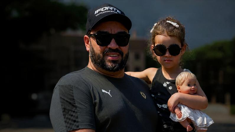 Alessandro e a filha de apenas 5 anos morreu no acidente