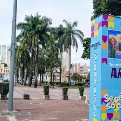 Totem com contagem regressiva marca Arraial de Belô em BH