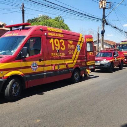 Adolescente em moto colide com carro e mobiliza bombeiros na Grande BH