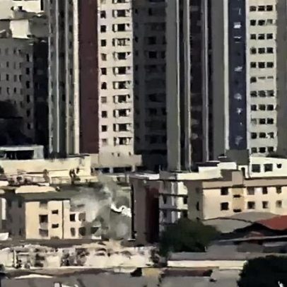 Avião cai em Belo Horizonte após bater em prédio no Silveira
