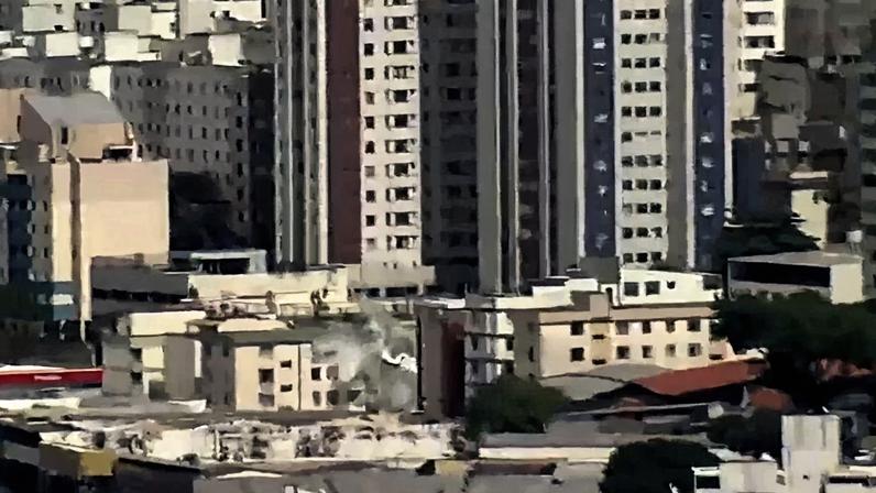 Acidente aéreo foi registrado no bairro Silveira