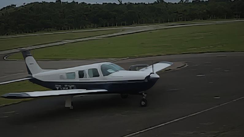 Gravação mostra decolagem do avião no Vale do Mucuri