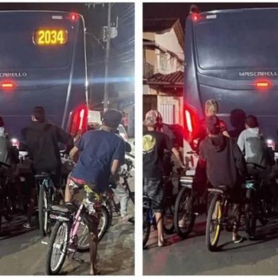 Adolescentes em BH se penduram em ônibus, furtam peças e publicam nas redes