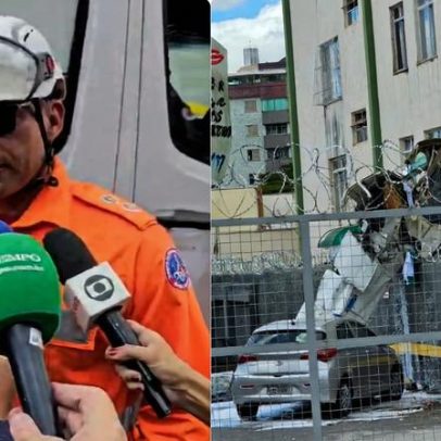 Avião atinge terceiro andar de prédio em BH; tenente explica acidente