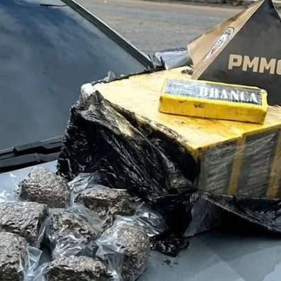 Homem é preso com 40 kg de pasta-base de cocaína em BH após fuga