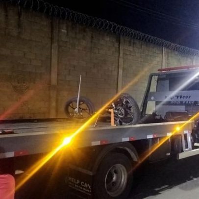 Jovem com moto com mais de 40 multas é detido em MG