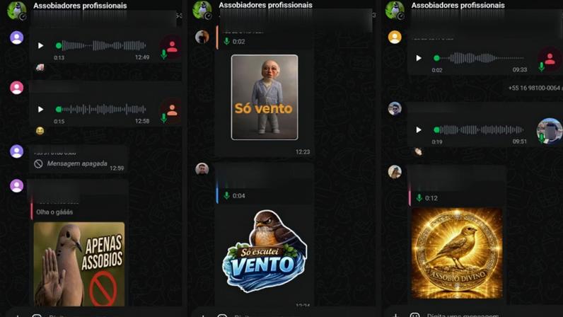 Com muito humor e mais de mil "assobiadores", grupo recebe centenas de mensagens diariamente