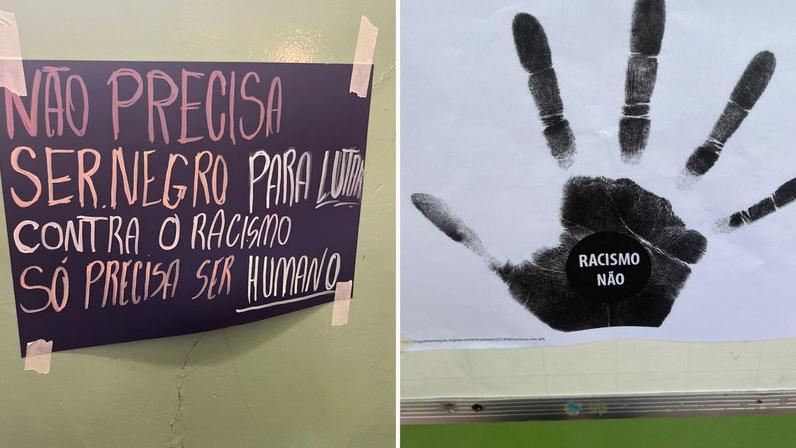 Vice-coordenador da unidade de ensino teria afirmado que pentes comuns não entrariam no cabelo de um aluno