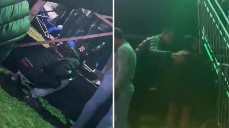 Acidente foi registrado durante show no Vale do Aço