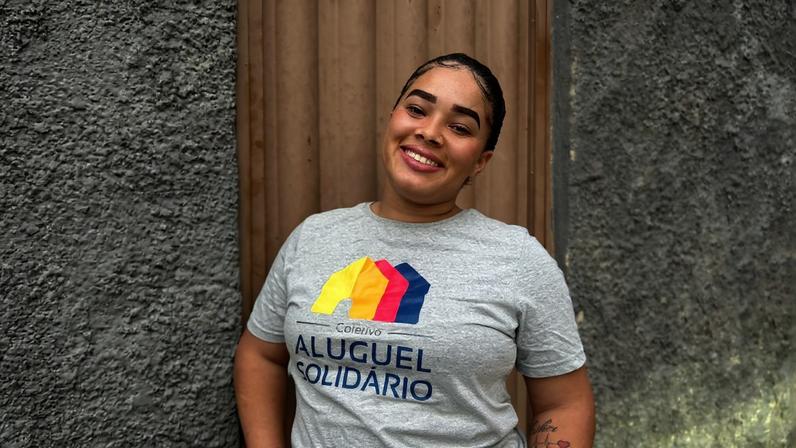 Mirian Santos Araújo é uma das assistidas pelo projeto Aluguel Solidário, que se baseia no conceito de Moradia Primeiro