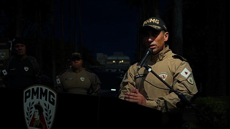 Comandante-geral da Polícia Militar de Minas Gerais (PMMG), coronel Frederico Otoni Garcia