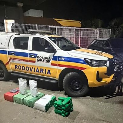 Motorista com CNH cassada é preso com mais de 100 barras de maconha na BR-259