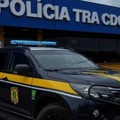 Homem preso fugindo com lasanha e macarrão saqueados de carreta tombada BR-381