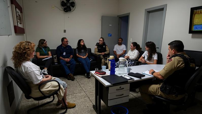 Medidas de segurança foram discutidas em reunião entre representantes da PUC Minas e a PMMG