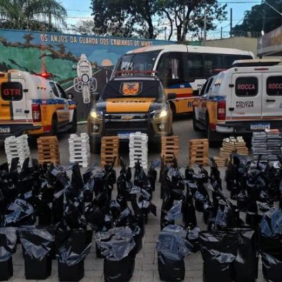 PM apreende arsenal e drogas em BH; prejuízo ao crime passa de R$ 20 milhões