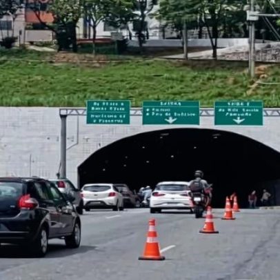 Homem que atirou tijolo no Túnel da Lagoinha vai a júri popular e permanece preso