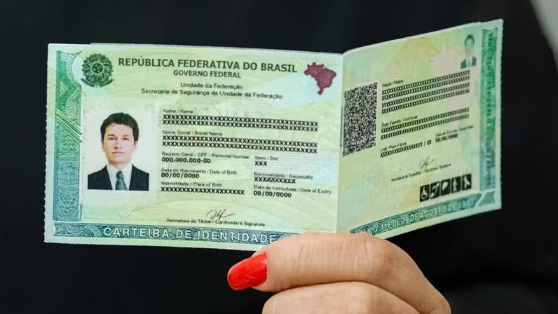 Carteira de Identidade Nacional (CIN) — Foto: Divulgação