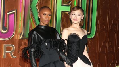 Cynthia Erivo e Ariana Grande em première de Nova York de "Wicked 2"