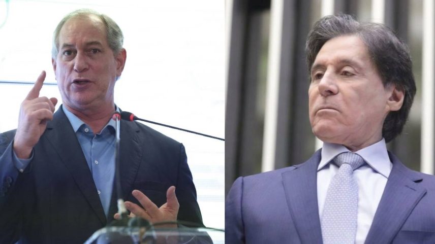 O ex-governador Ciro Gomes e o deputado Eunício Oliveira