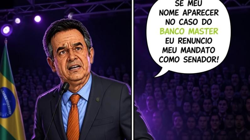 Fala de Ciro Nogueira sobre renunciar ao cargo de senador se fosse comprovado que ele tem ligação com o caso Master virou meme