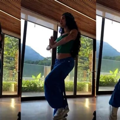 Ex-BBB Aline Campos ensina Waka Waka para show de Shakira em Copacabana