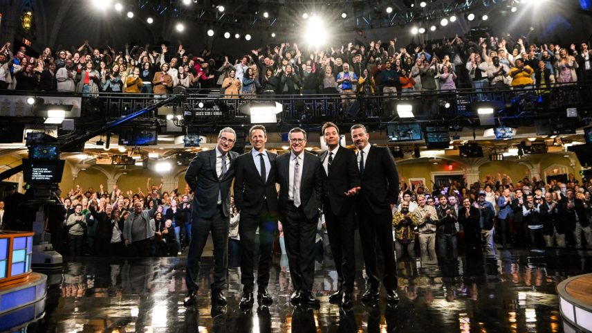 Jimmy Fallon envia espectadores a Stephen Colbert para o final do Late Show