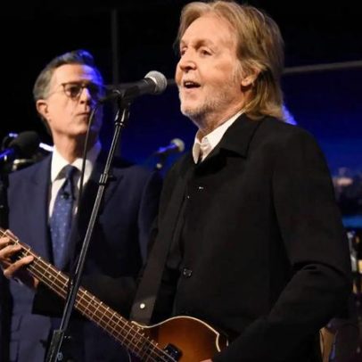 McCartney, Costello e Batiste prestam calorosa despedida musical a Colbert