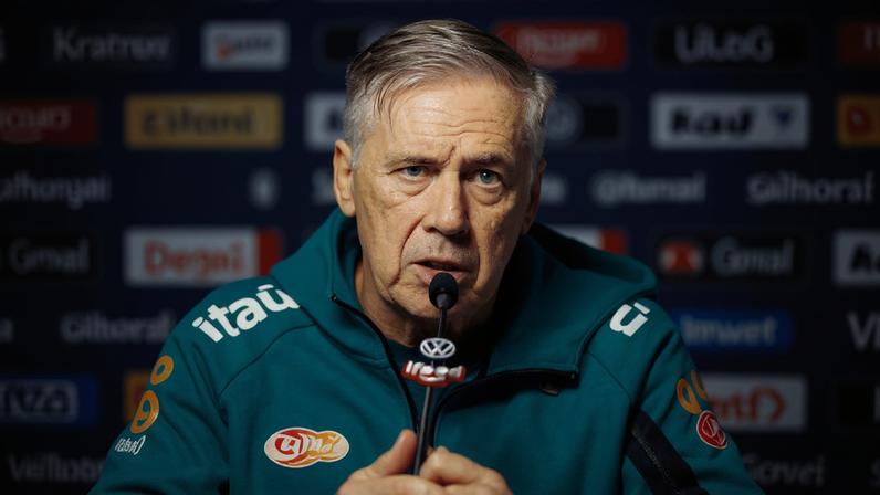 Carlo Ancelotti anuncia escalação da seleção brasileira para amistoso contra Panamá, em 30/05/2026