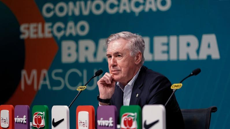 Carlo Ancelotti já sabe quem defederá a seleção rumo ao hexa