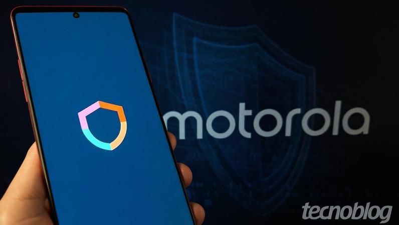Acessando o app Moto Secure