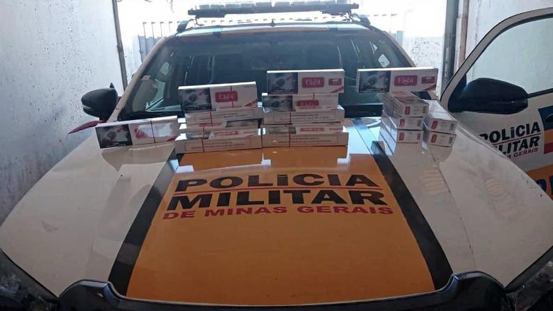 Condutor é preso com mais de 14 mil maços de cigarros na MGC-135, em Montes Claros
