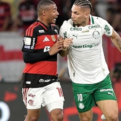 Rivalidade Flamengo x Palmeiras gera provocações e confusão