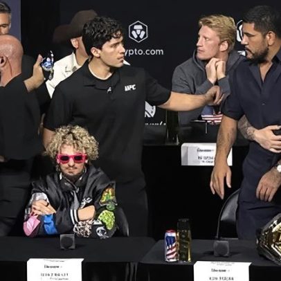Lutador provoca Poatan e gera confusão em coletiva do UFC
