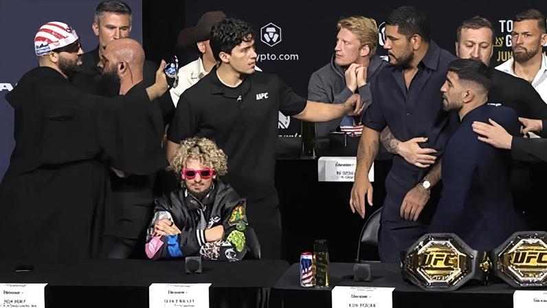 Alex Poatan se envolve em confusão com Josh Hokit