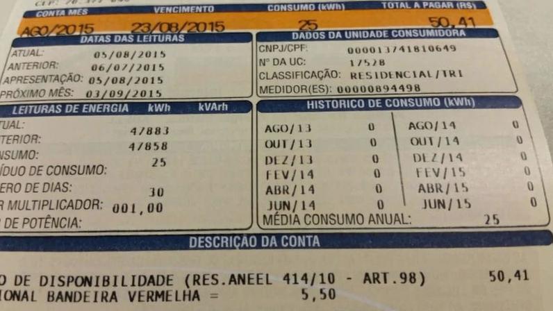 Com a bandeira amarela, consumidores terão cobrança adicional na conta de luz pelo 2º mês consecutivo