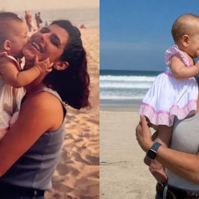 Jade Barbosa veste filha com look da infância no 1º Dia das Mães