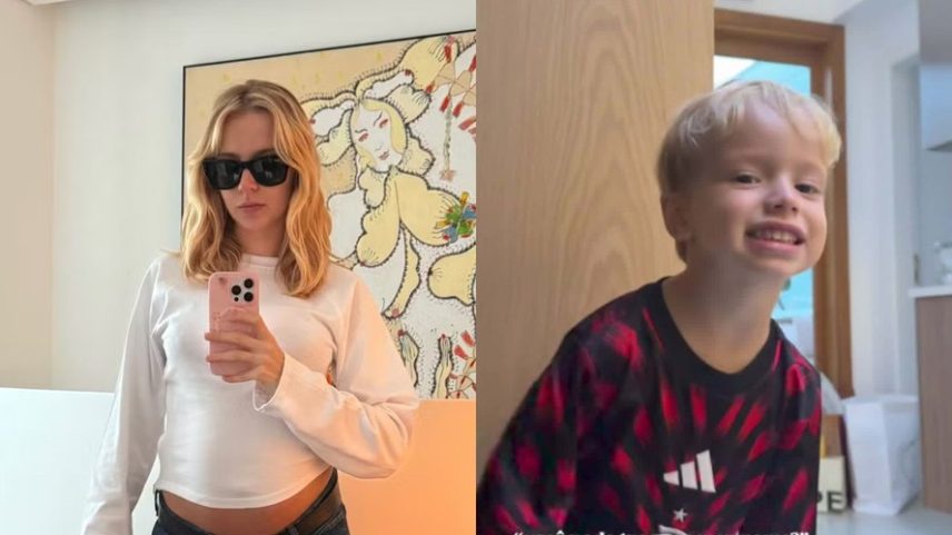 Isabella Scherer se surpreende com pedido inusitado do filho — Foto: Reprodução/Instagram